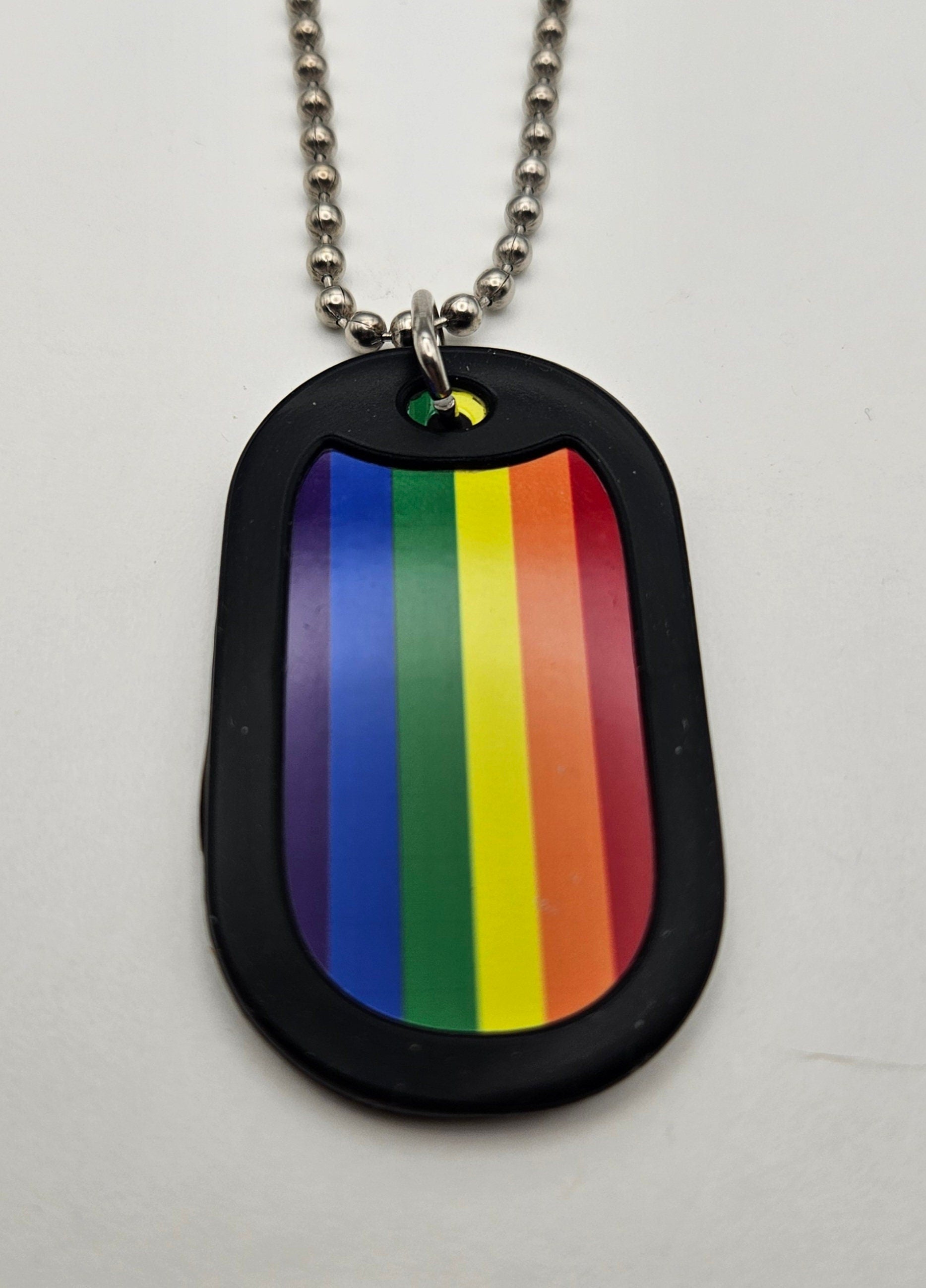 Dog Tag 2260: Dog Tag Classic Rainbow