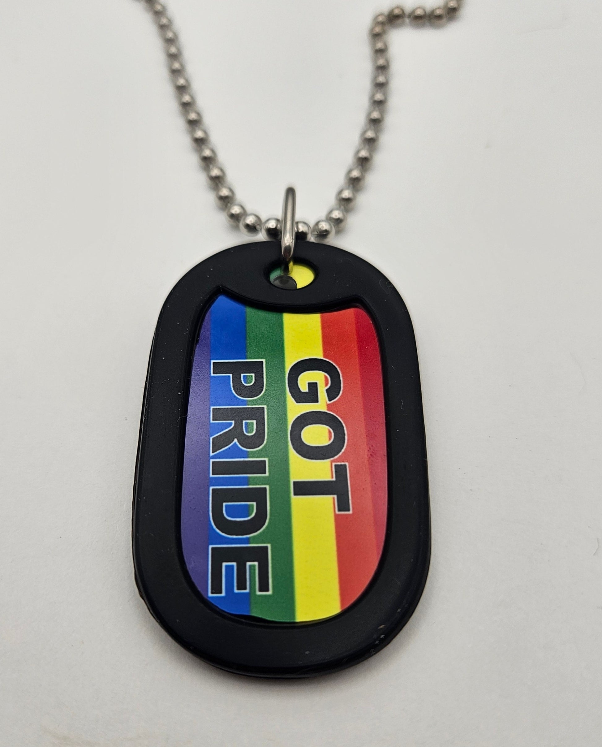 Dog Tag 2260N: Dog Tag Rainbow Got Pride