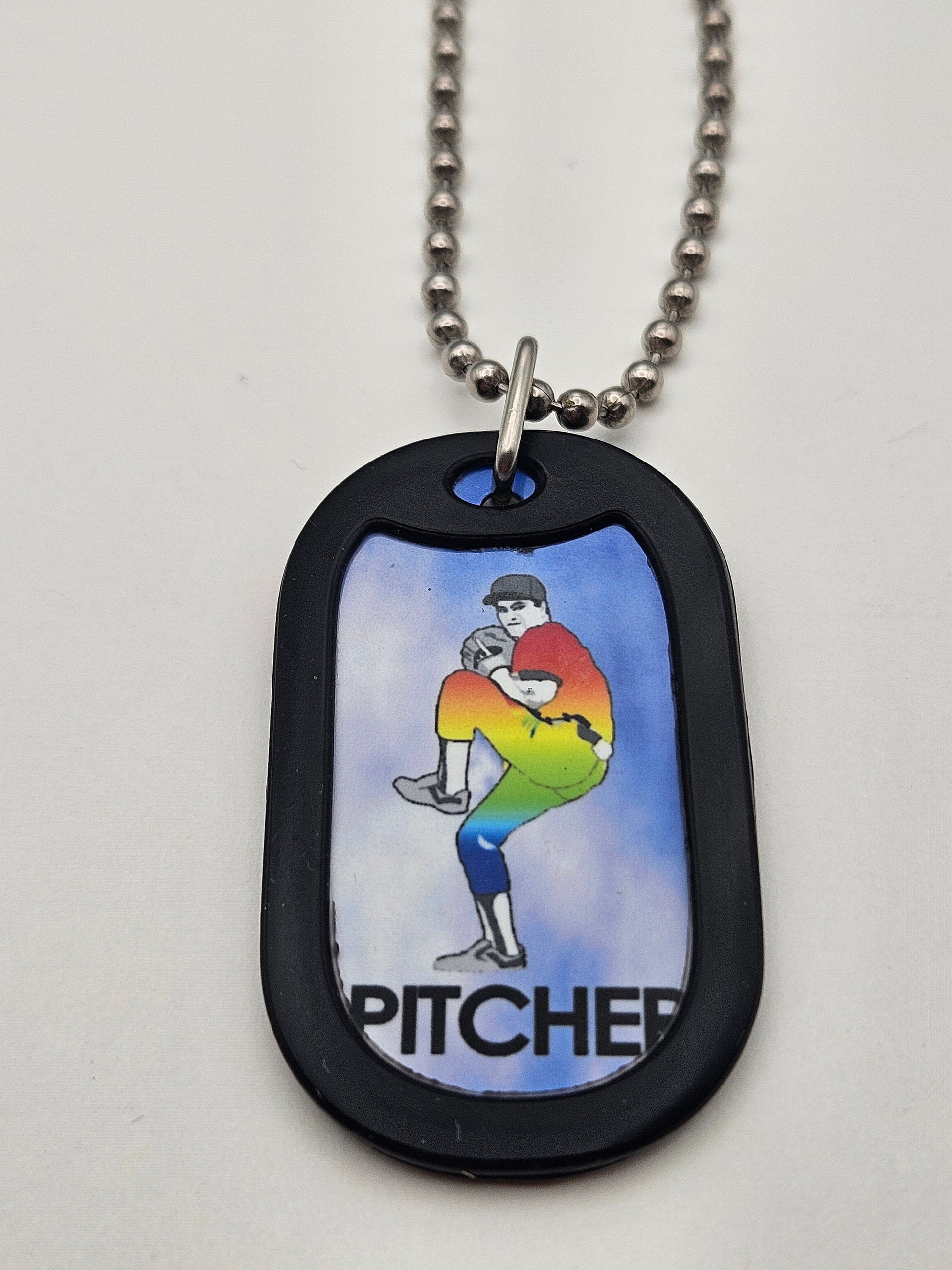 Dog Tag 2262R: Dog Tag Rainbow Pitcher
