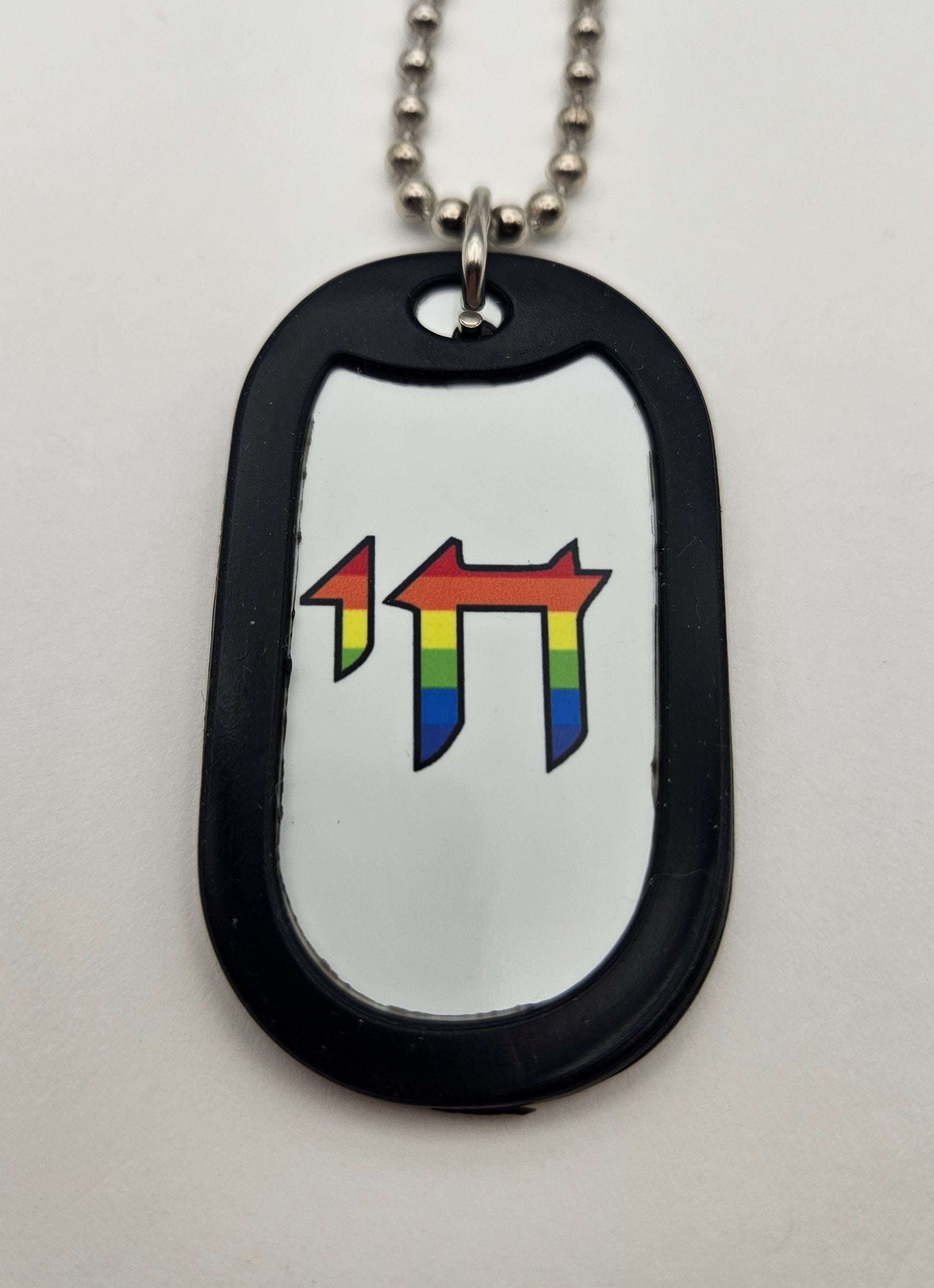 Dog Tag 2260Chai: Dog Tag Rainbow Chai