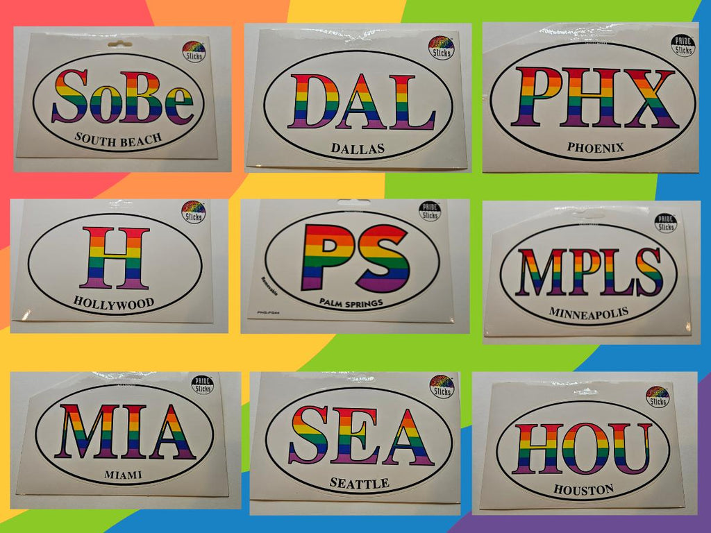 Eurostyle Bumper Stickers- Cities