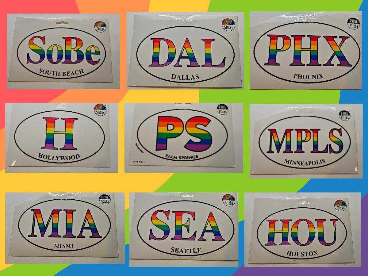 Eurostyle Bumper Stickers- Cities