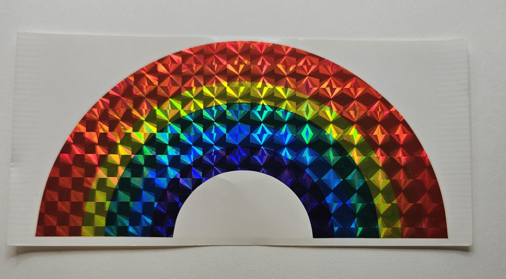 Reflective Holographic Rainbow Stickers