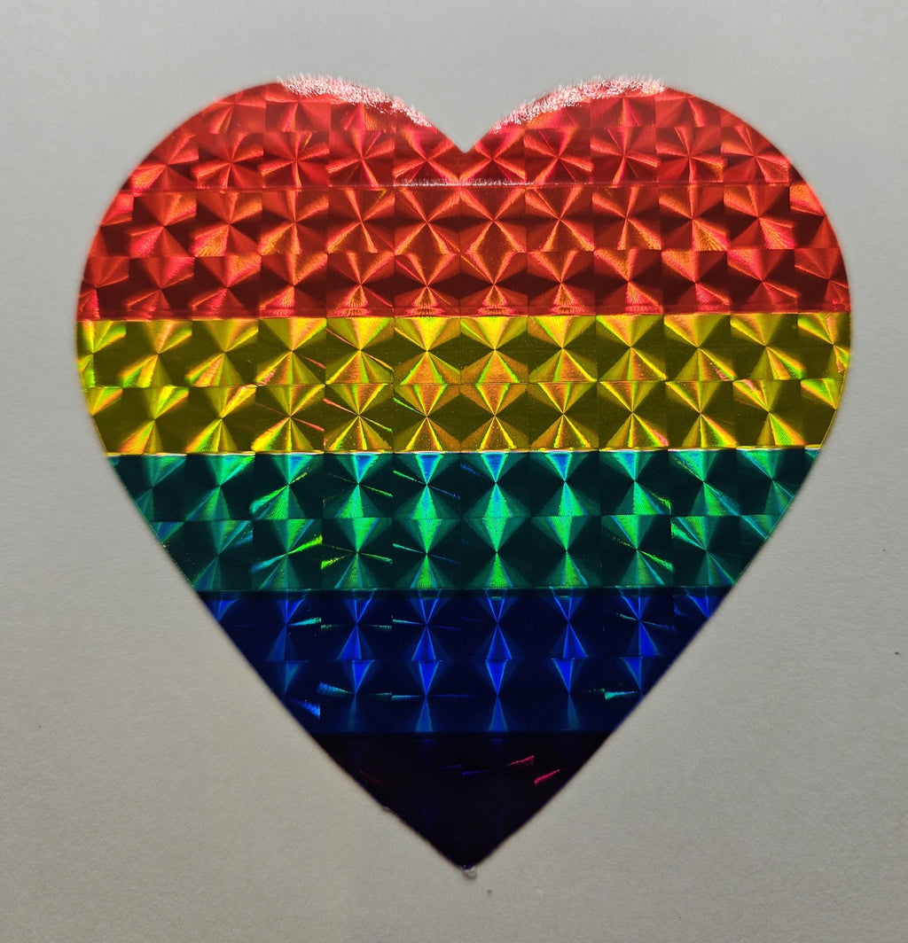 Reflective Holographic Rainbow Stickers