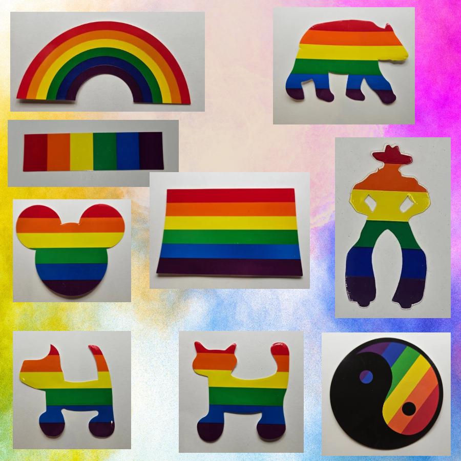 Rainbow Stickers