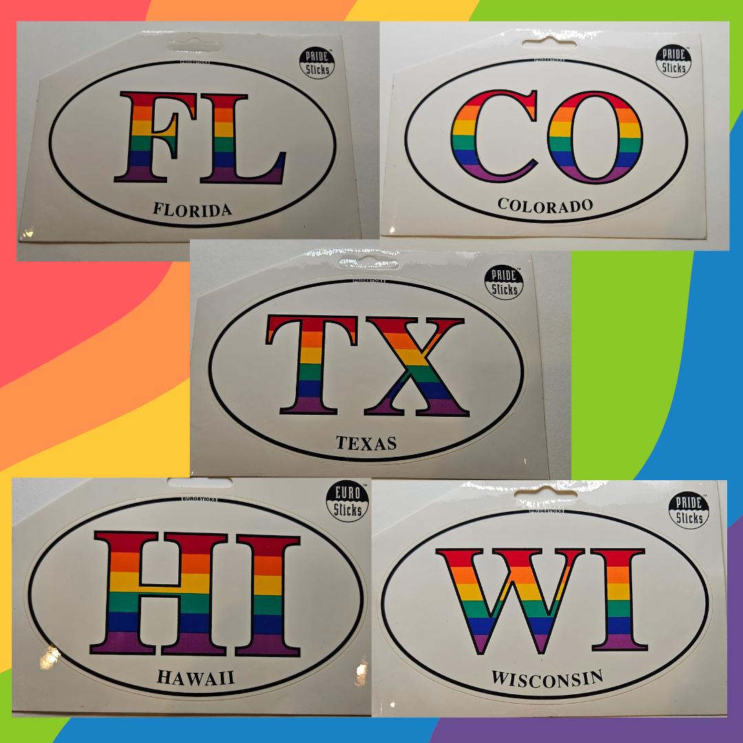 Eurostyle Bumper Stickers- States