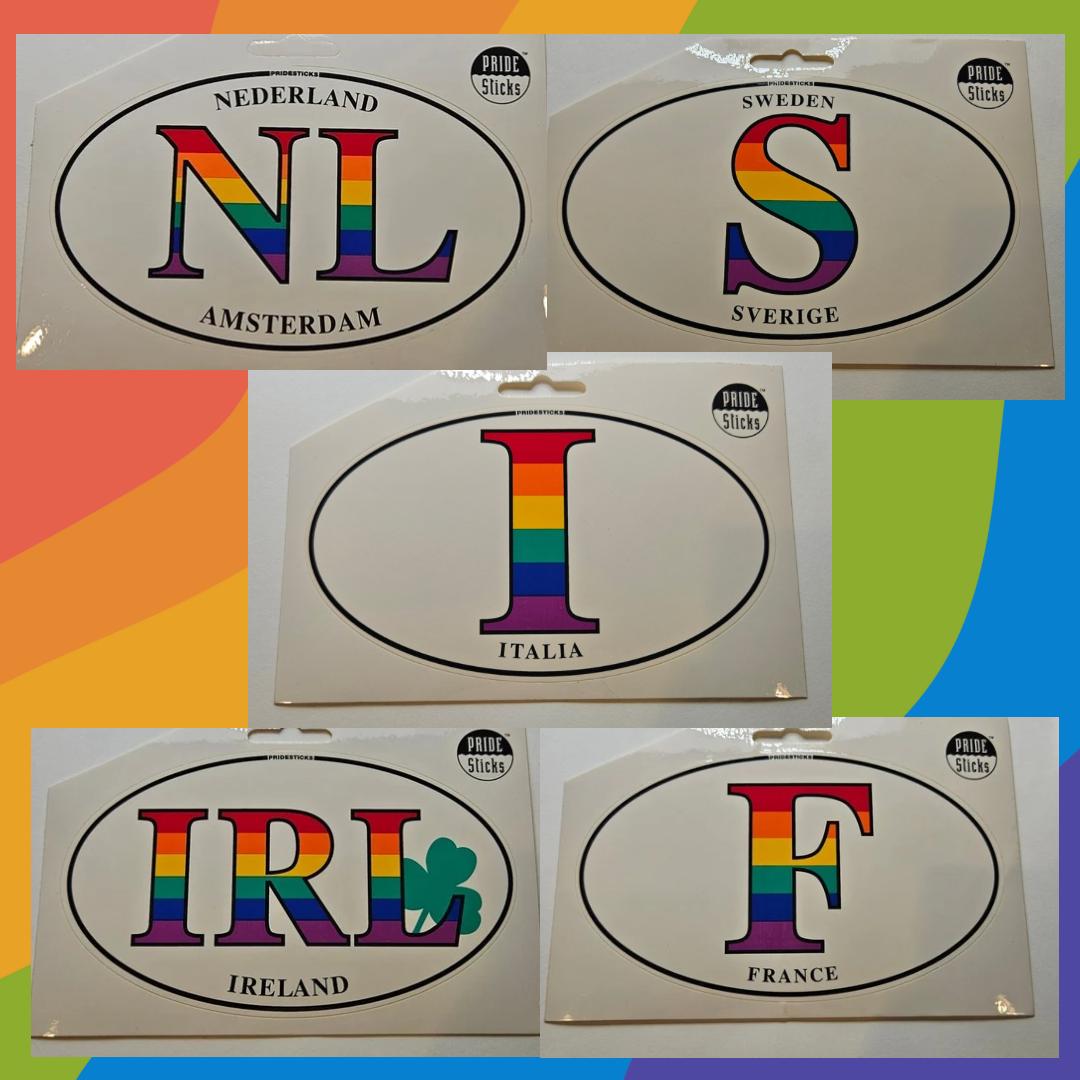 Eurostyle Bumper Stickers- Countries