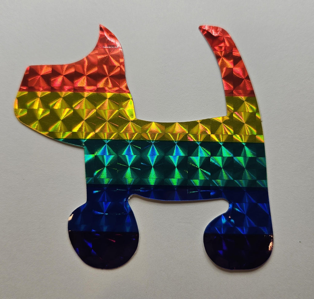 Reflective Holographic Rainbow Stickers
