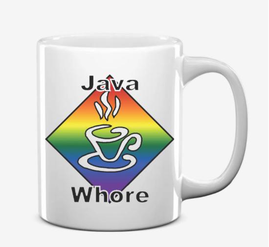 Pride Rainbow Mugs- Java Whore