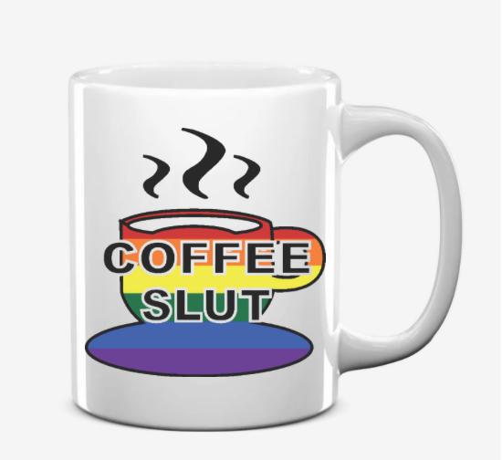 Pride Rainbow Mugs- Coffee Slut