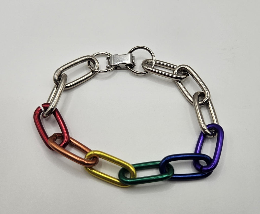 Chrome and rainbow chain