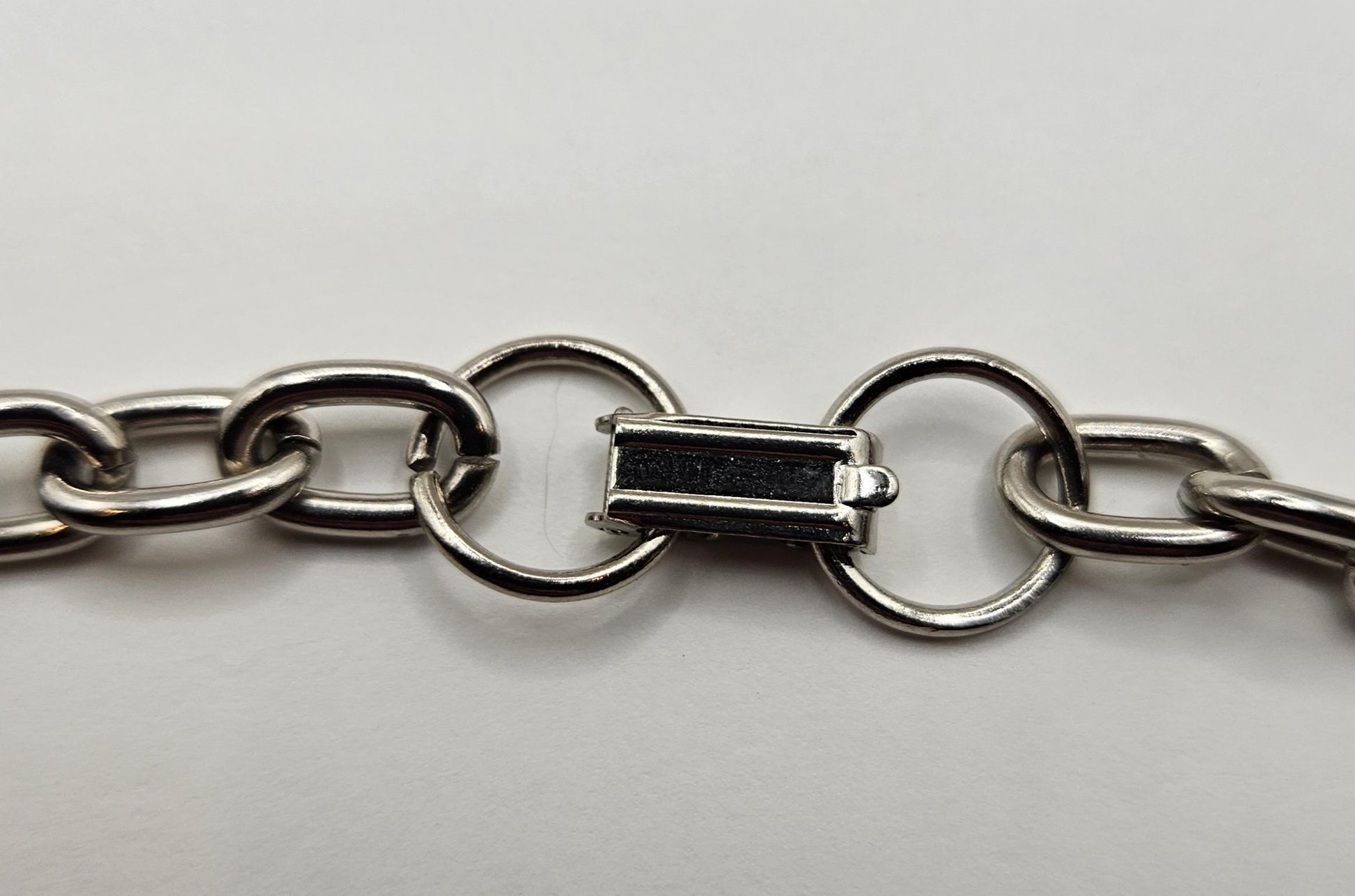 Chrome and rainbow chain- small chain