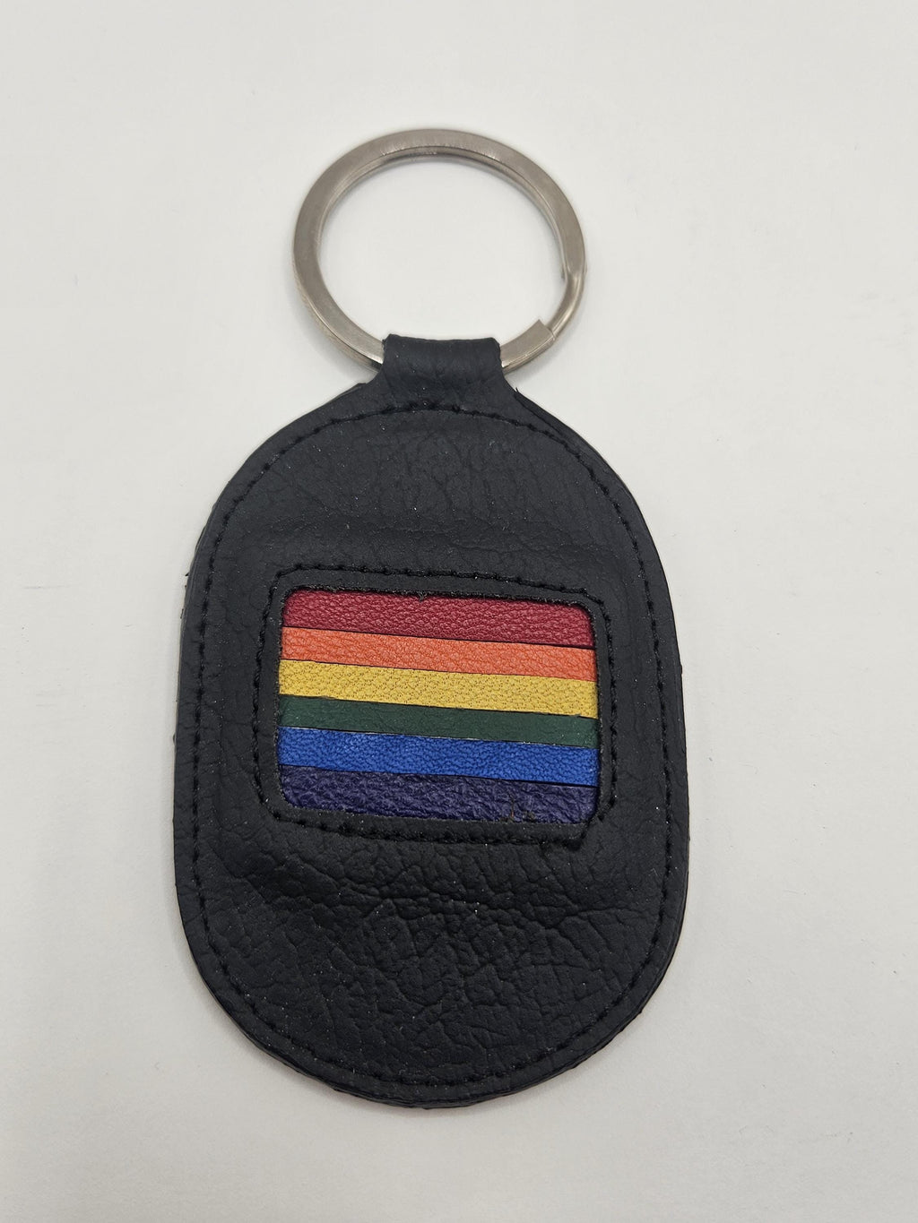 Leather Rainbow Keyrings